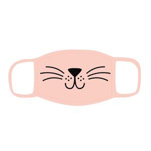Cat Face Mask IRON ON |Face Mask NOT Included
